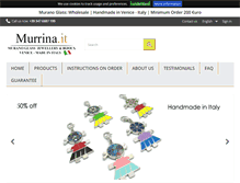 Tablet Screenshot of murrina.it